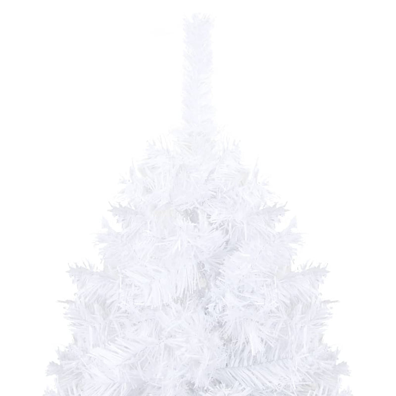Load image into Gallery viewer, Vidaxl kunstkerstboom met verlichting en kerstballen 180 cm pvc wit