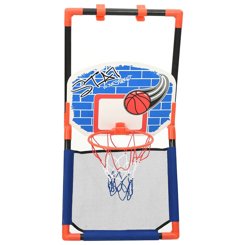 Load image into Gallery viewer, Vidaxl kinderbasketbalset multifunctioneel grond en muur
