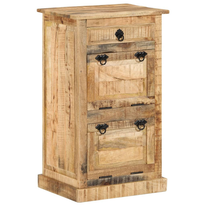 Load image into Gallery viewer, Vidaxl schoenenkast met lade 4-laags massief ruw mangohout
