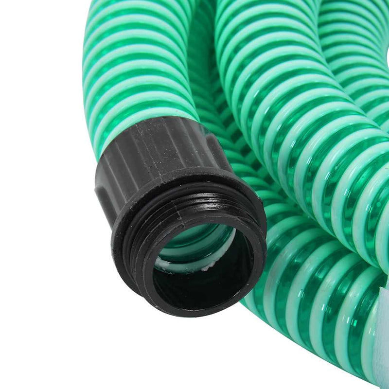 Load image into Gallery viewer, Vidaxl zuigslang met messing koppelingen 1,1'' 25 m pvc groen