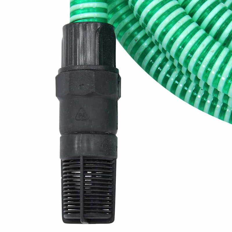Load image into Gallery viewer, Vidaxl zuigslang met pvc koppelingen 1,1'' 4 m pvc groen