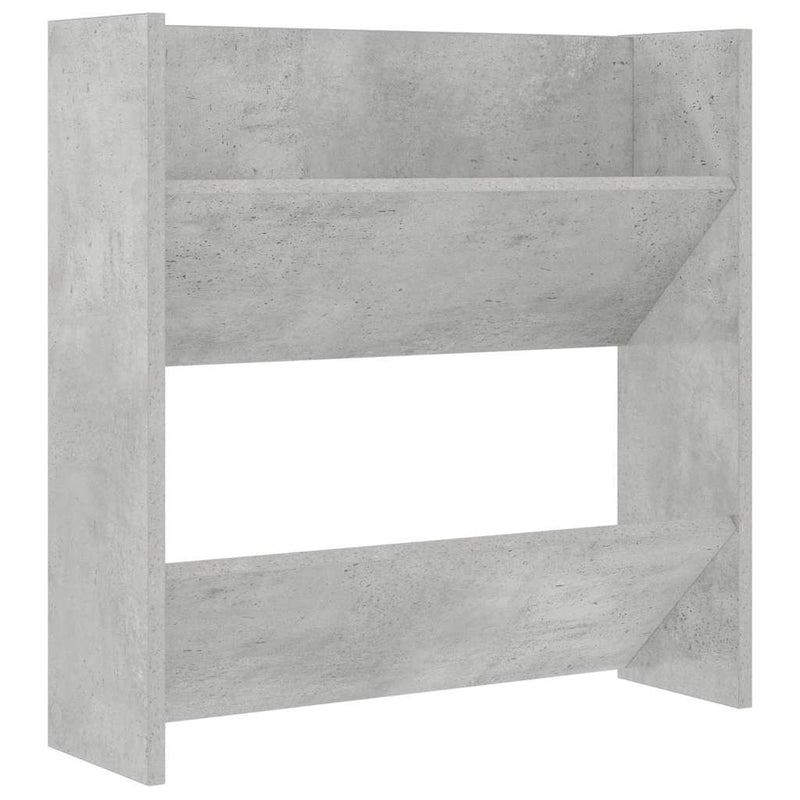 Afbeelding laden in galerijviewer, Vidaxl wandschoenenkast 60x18x60 cm spaanplaat betongrijs