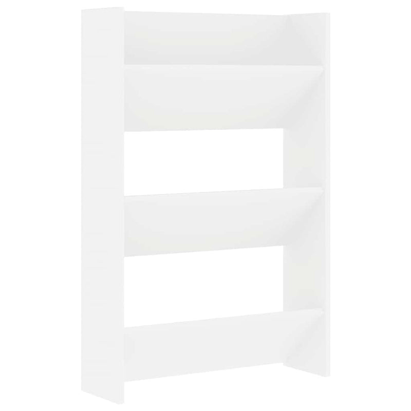 Afbeelding laden in galerijviewer, Vidaxl wandschoenenkast 60x18x90 cm spaanplaat wit