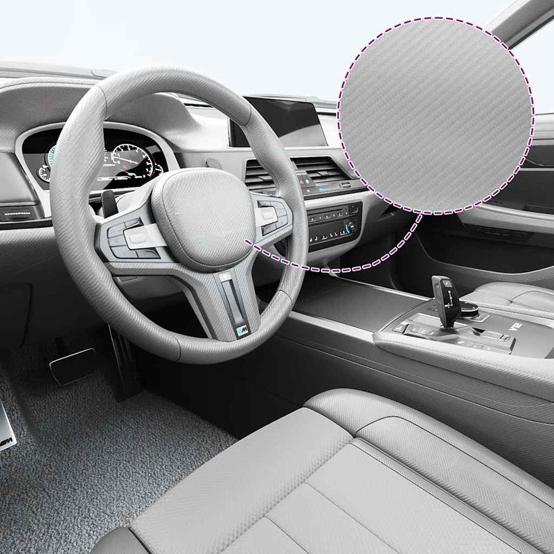 Load image into Gallery viewer, Vidaxl 2 st autofolie 4d 100x150 cm + 50x150 cm zilverkleurig