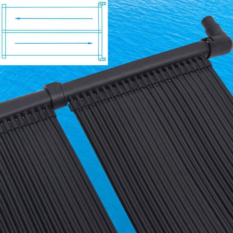 Afbeelding laden in galerijviewer, Vidaxl solarverwarmingspanelen voor zwembad 2 st 80x310 cm