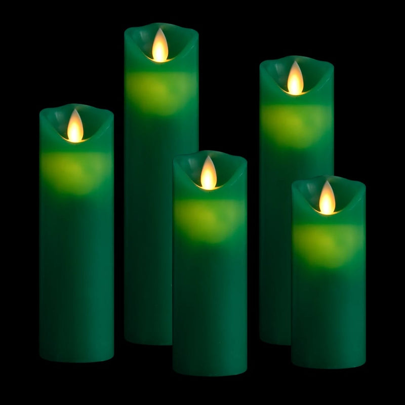 Load image into Gallery viewer, VidaXL 5-delige Kaarsenset met afstandsbediening LED warmwit
