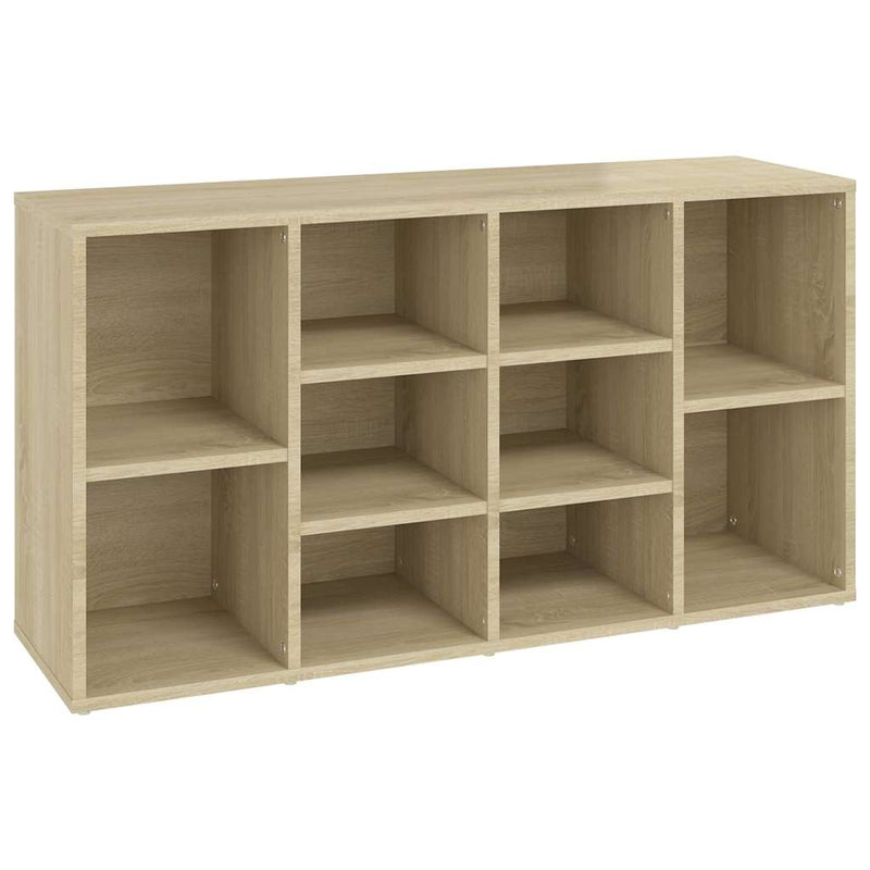 Load image into Gallery viewer, Vidaxl schoenenbank 103x30x54,5 cm bewerkt hout sonoma eikenkleurig