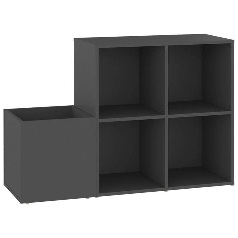 Load image into Gallery viewer, Vidaxl opbergkast 105x35,5x70 cm bewerkt hout grijs