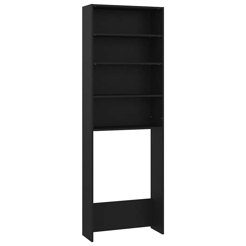 Load image into Gallery viewer, Vidaxl wasmachinekast 64x24x190 cm zwart