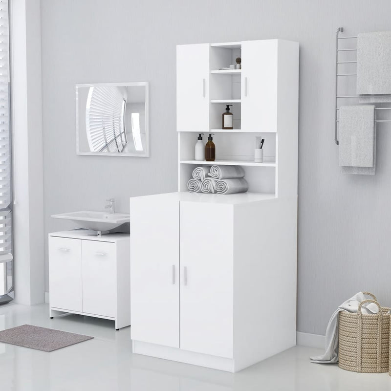 Load image into Gallery viewer, VidaXL Wasmachinekast 71x71,5x91,5 cm wit