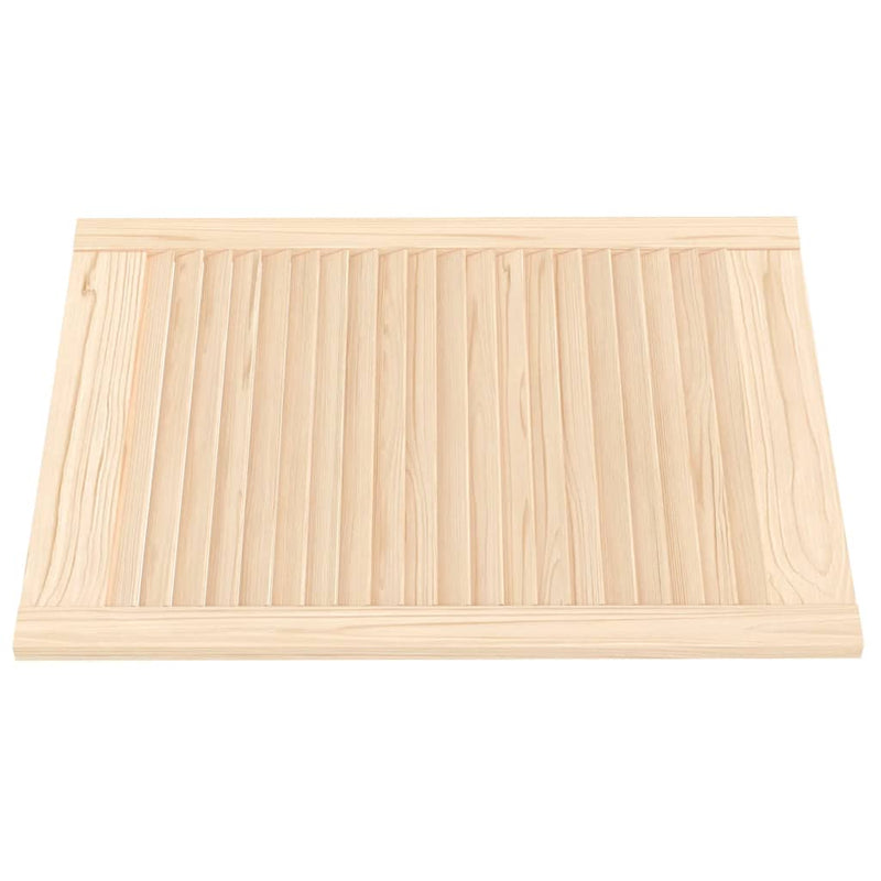 Load image into Gallery viewer, Vidaxl kastdeuren met lamellen 2 st 69x49,4 cm massief grenenhout