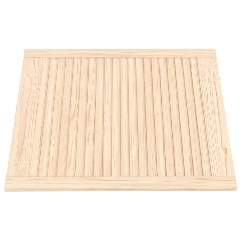 Load image into Gallery viewer, Vidaxl kastdeuren met lamellen 4 st 69x59,4 cm massief grenenhout