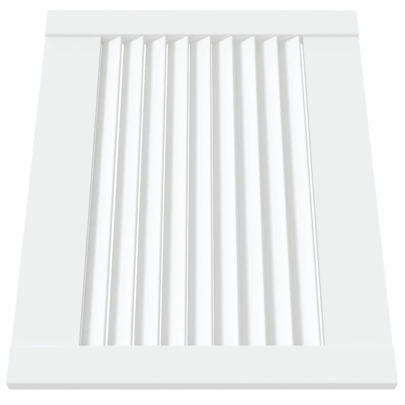 Load image into Gallery viewer, Vidaxl kastdeuren met lamellen 4 st 39,5x49,4 cm grenenhout wit