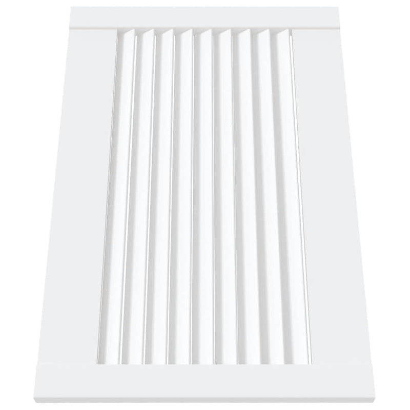 Load image into Gallery viewer, Vidaxl kastdeuren met lamellen 2 st 39,5x59,4 cm grenenhout wit