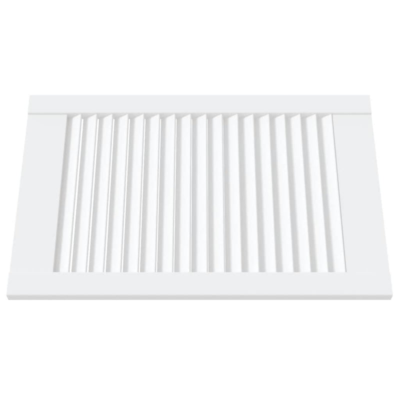 Load image into Gallery viewer, Vidaxl kastdeuren met lamellen 4 st 61,5x39,4 cm grenenhout wit