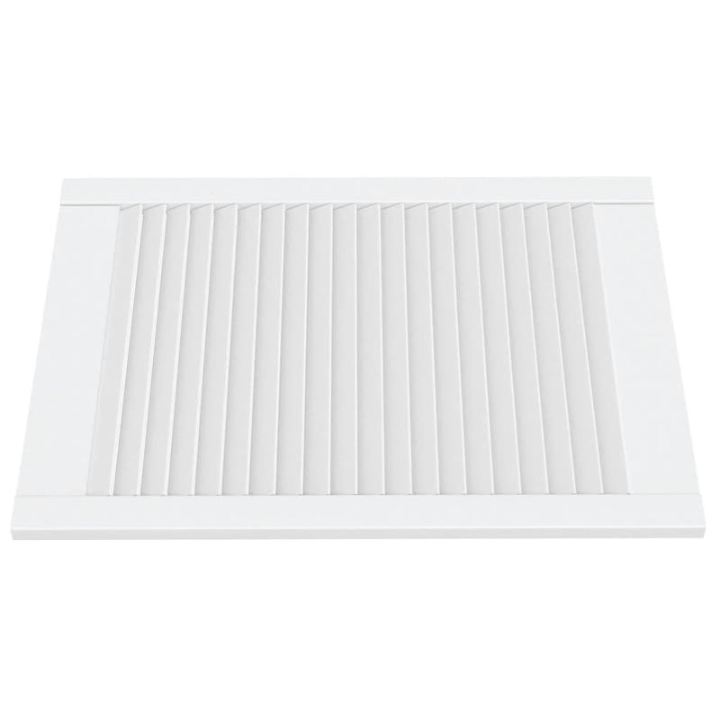 Load image into Gallery viewer, Vidaxl kastdeuren met lamellen 4 st 69x49,4 cm massief grenenhout wit