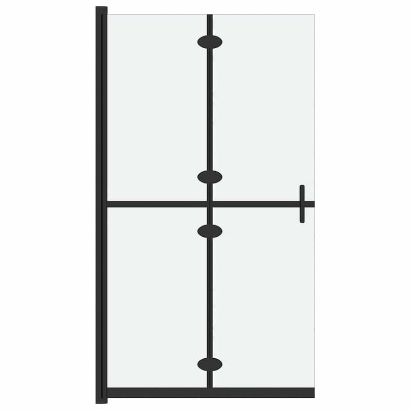 Load image into Gallery viewer, Vidaxl inloopdouchewand inklapbaar 70x190 cm esg-glas mat