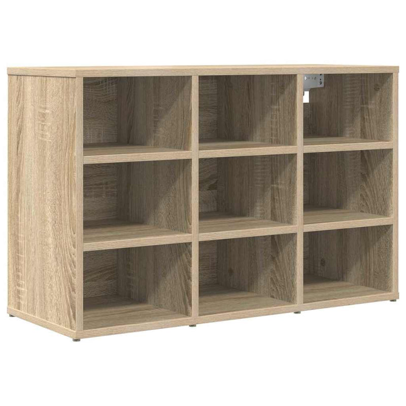 Afbeelding laden in galerijviewer, Vidaxl schoenenkast sonoma eiken 77,5 x 30 x 51 cm bewerkt hout