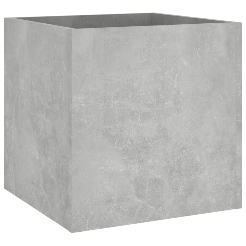 Load image into Gallery viewer, Vidaxl plantenbak 40x40x40 cm bewerkt hout betongrijs