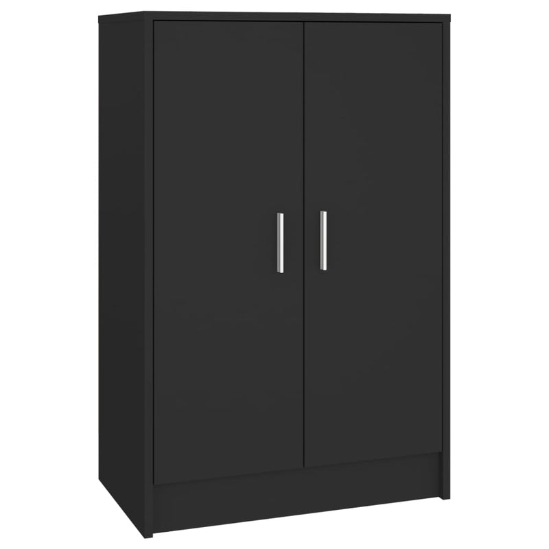 Load image into Gallery viewer, VidaXL Schoenenkast 60x35x92 cm bewerkt hout zwart