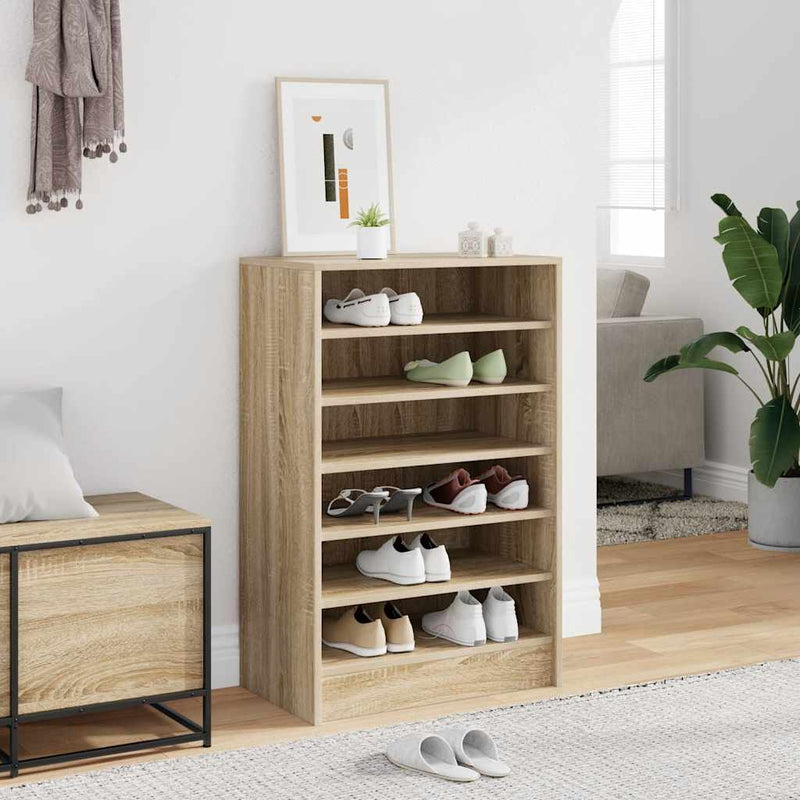 Load image into Gallery viewer, Vidaxl schoenenkast 60x35x92 cm bewerkt hout sonoma eikenkleurig