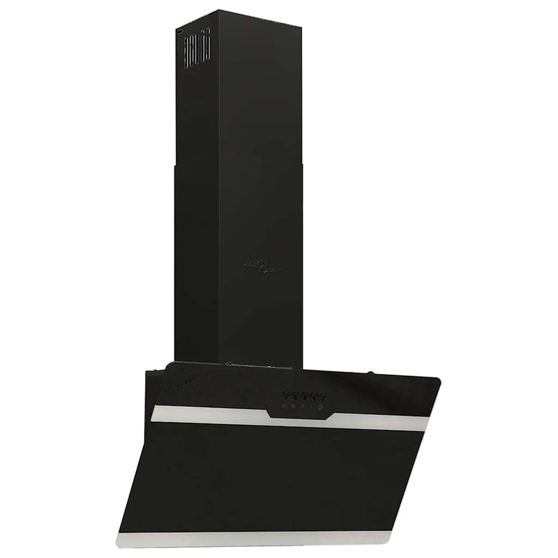 Load image into Gallery viewer, Vidaxl wandafzuigkap 60 cm staal en gehard glas zwart