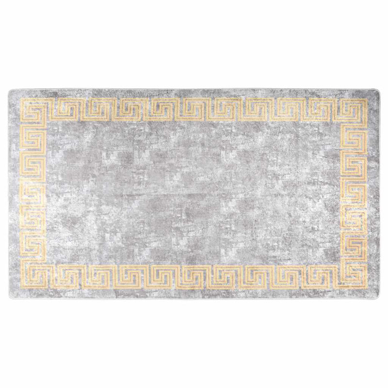 Load image into Gallery viewer, Vidaxl vloerkleed wasbaar anti-slip 190x300 cm grijs