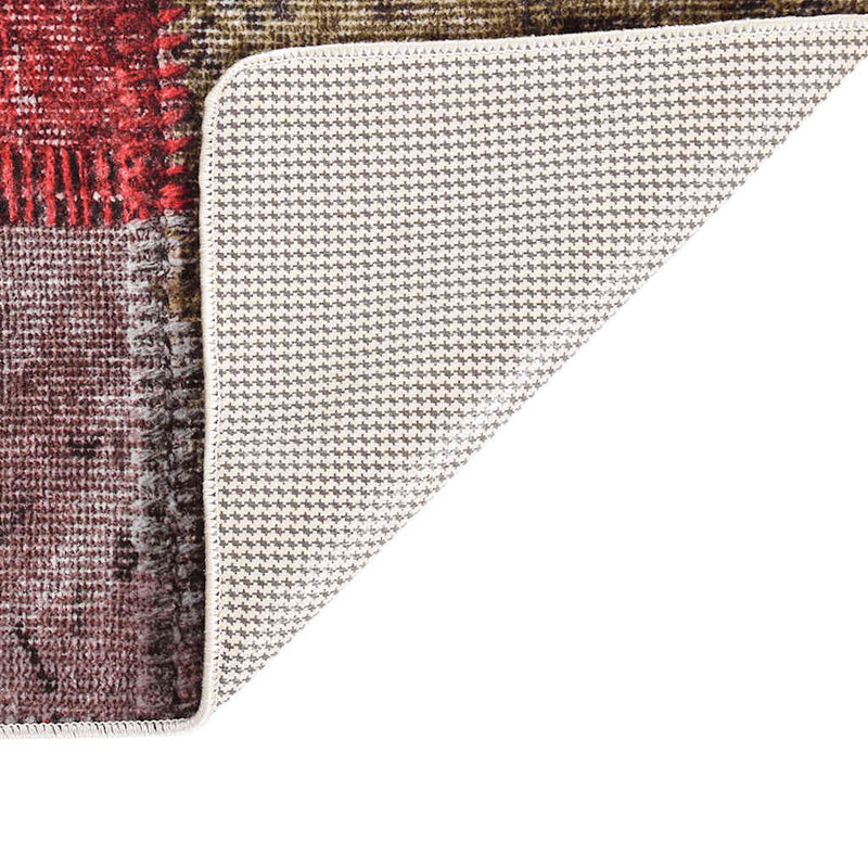 Load image into Gallery viewer, Vidaxl vloerkleed wasbaar anti-slip patchwork 190x300 cm meerkleurig