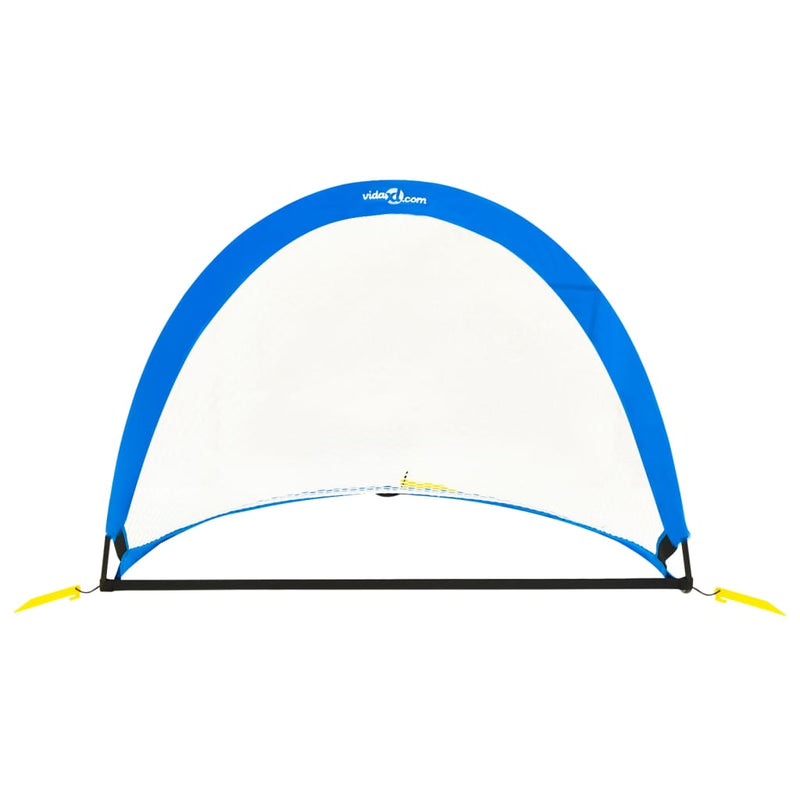 Load image into Gallery viewer, Vidaxl 2 st kindervoetbaldoelen met opbergtas 119x82x84,5 cm