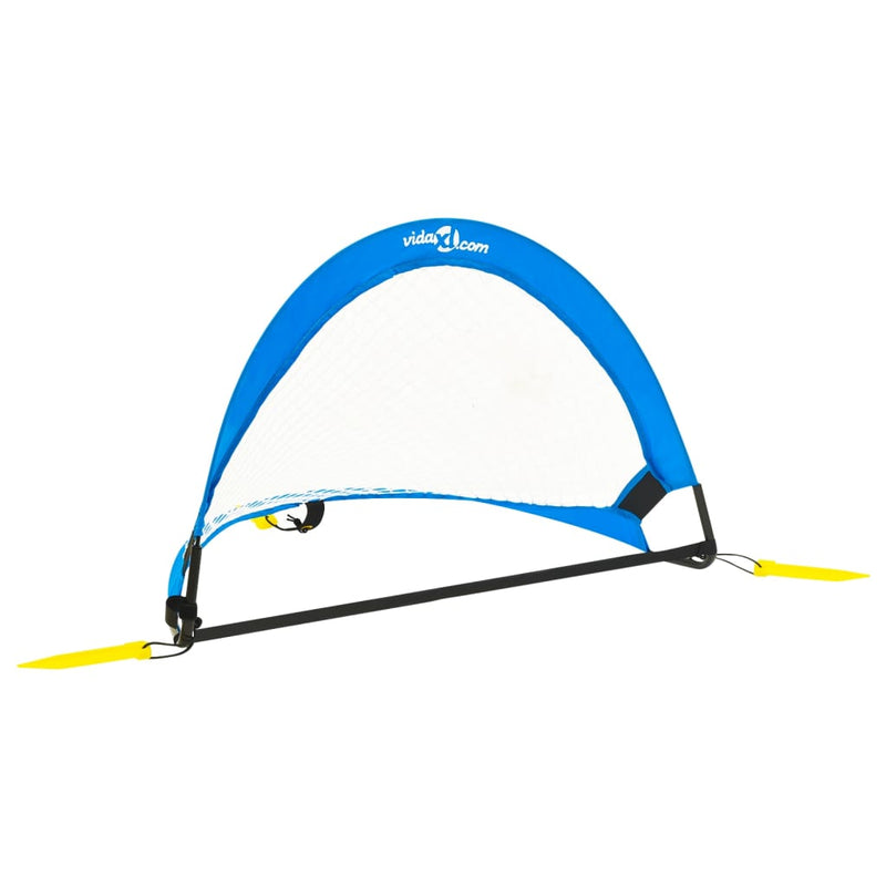 Load image into Gallery viewer, Vidaxl 2 st kindervoetbaldoelen met opbergtas 75,5x46x48 cm