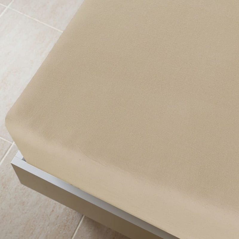 Load image into Gallery viewer, Vidaxl hoeslakens jersey 2 st 100x200 cm katoen taupe