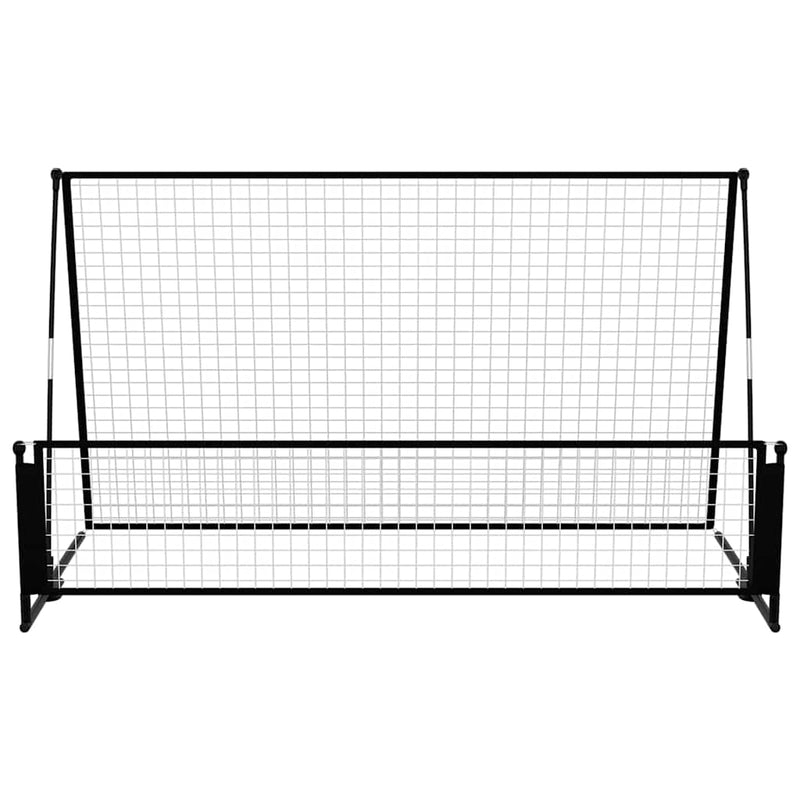 Load image into Gallery viewer, Vidaxl voetbalrebounder voetbaldoel 2-in-1 202x104x120 cm staal