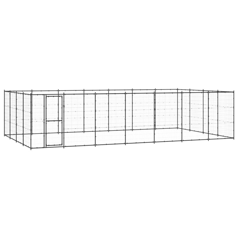 Load image into Gallery viewer, VidaXL Hondenkennel 33,88 m² staal