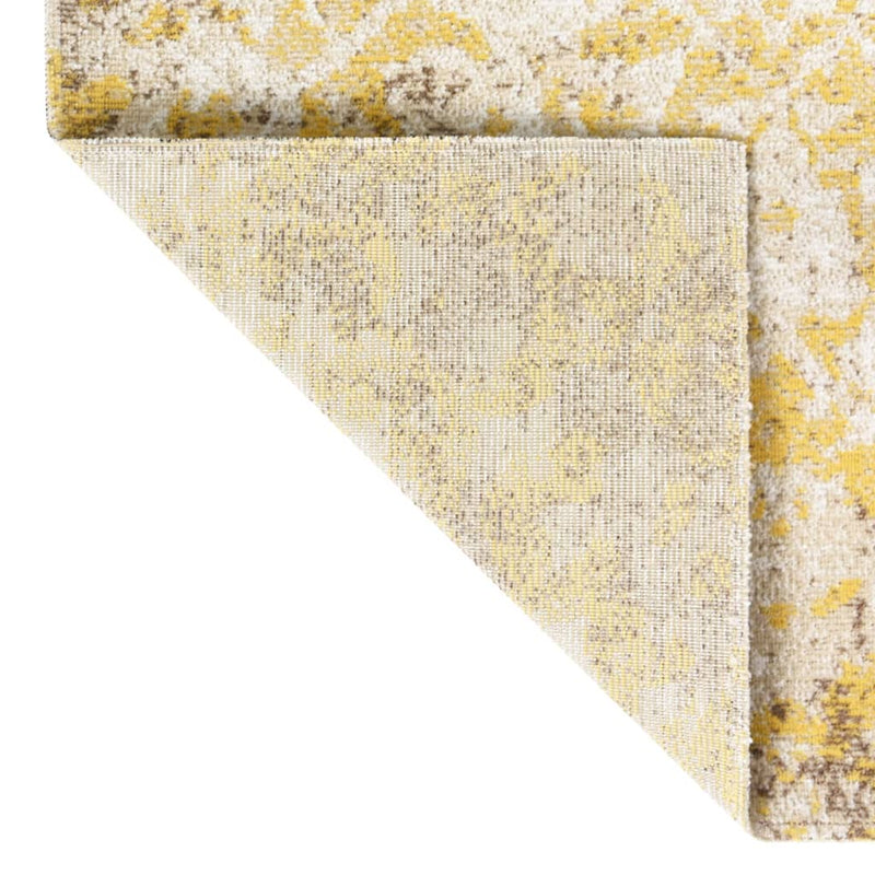 Load image into Gallery viewer, Vidaxl buitenkleed platgeweven 80x150 cm geel