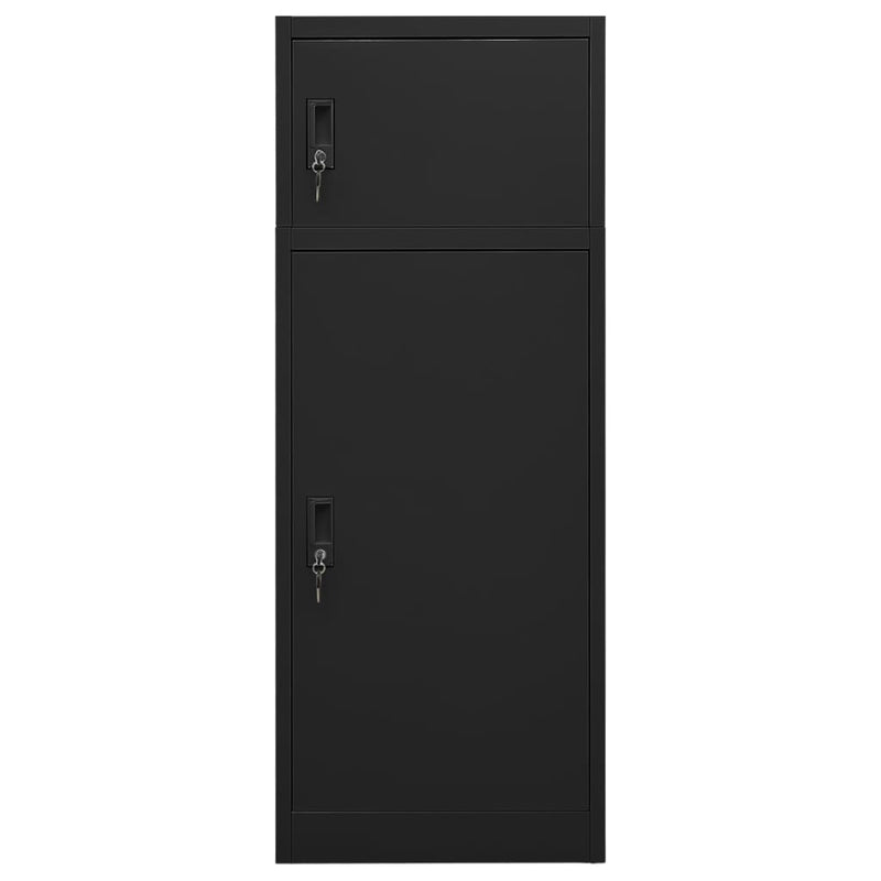 Load image into Gallery viewer, Vidaxl zadelkast 53x53x140 cm staal zwart