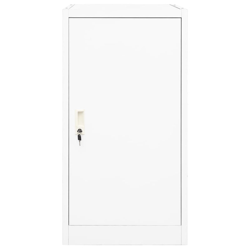 Load image into Gallery viewer, Vidaxl zadelkast 53x53x105 cm staal wit