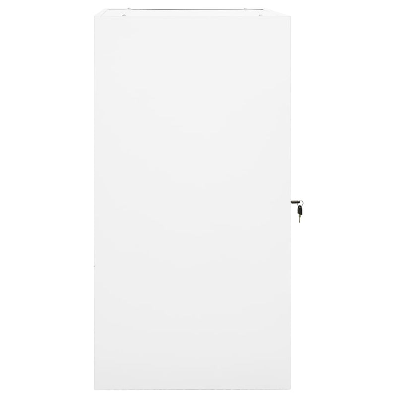 Load image into Gallery viewer, Vidaxl zadelkast 53x53x105 cm staal wit