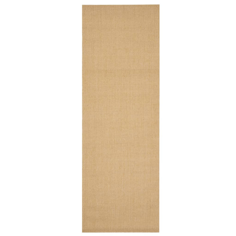 Load image into Gallery viewer, Vidaxl vloerkleed 66x200 cm natuurlijk sisal