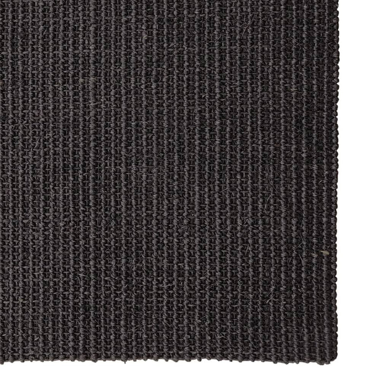 Load image into Gallery viewer, Vidaxl vloerkleed 80x350 cm natuurlijk sisal zwart