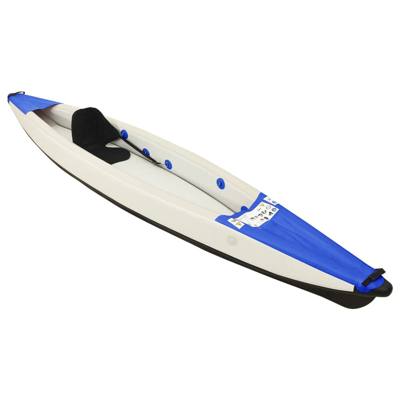 Load image into Gallery viewer, Vidaxl kajak opblaasbaar 375x72x31 cm polyester blauw