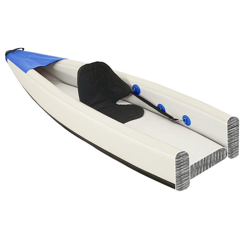 Load image into Gallery viewer, Vidaxl kajak opblaasbaar 375x72x31 cm polyester blauw