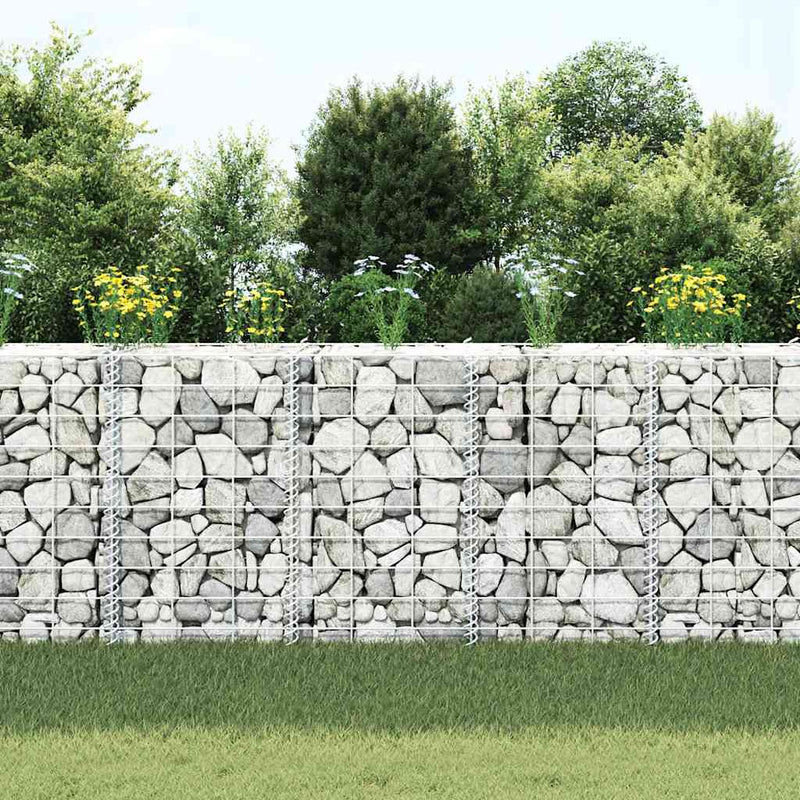 Load image into Gallery viewer, Vidaxl gabion plantenbakken 3 st verhoogd 30x30x50 cm ijzer