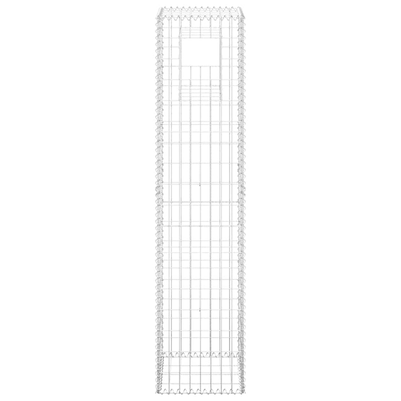 Load image into Gallery viewer, Vidaxl schanskorf paal 40x40x180 cm ijzer