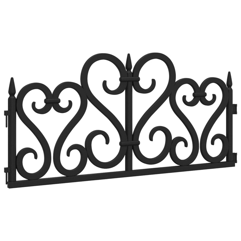 Load image into Gallery viewer, Vidaxl gazonranden 17 st 10 m polypropeen zwart