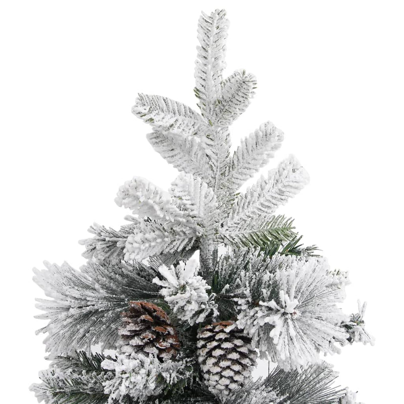 Load image into Gallery viewer, VidaXL Kerstboom met dennenappels en sneeuw 150 cm PVC en PE