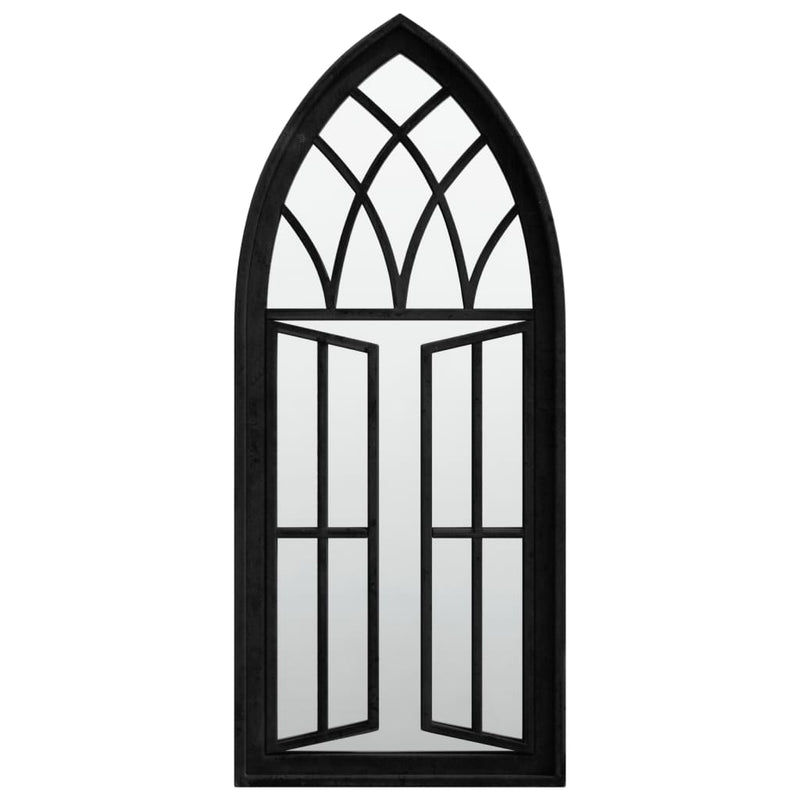 Load image into Gallery viewer, Vidaxl tuinspiegel 70x30 cm ijzer zwart