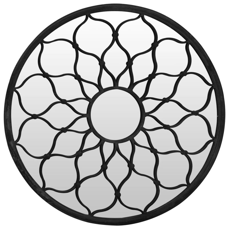 Load image into Gallery viewer, Vidaxl tuinspiegel rond 60x3 cm ijzer zwart