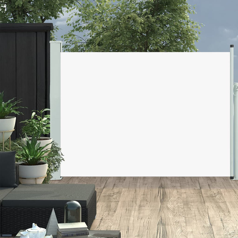 Load image into Gallery viewer, VidaXL Tuinscherm uittrekbaar 117x500 cm crème