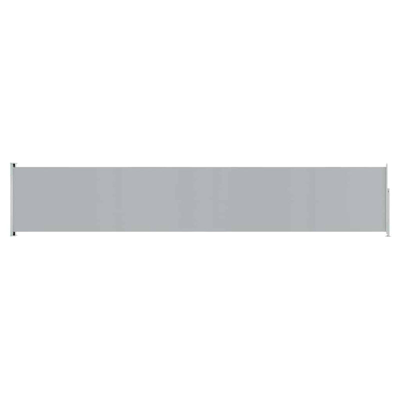 Load image into Gallery viewer, Vidaxl tuinscherm uittrekbaar 117x600 cm grijs