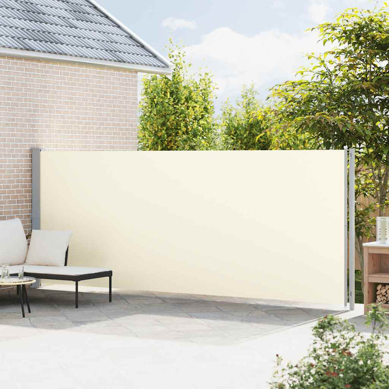 Load image into Gallery viewer, Vidaxl tuinscherm uittrekbaar 180x600 cm crème